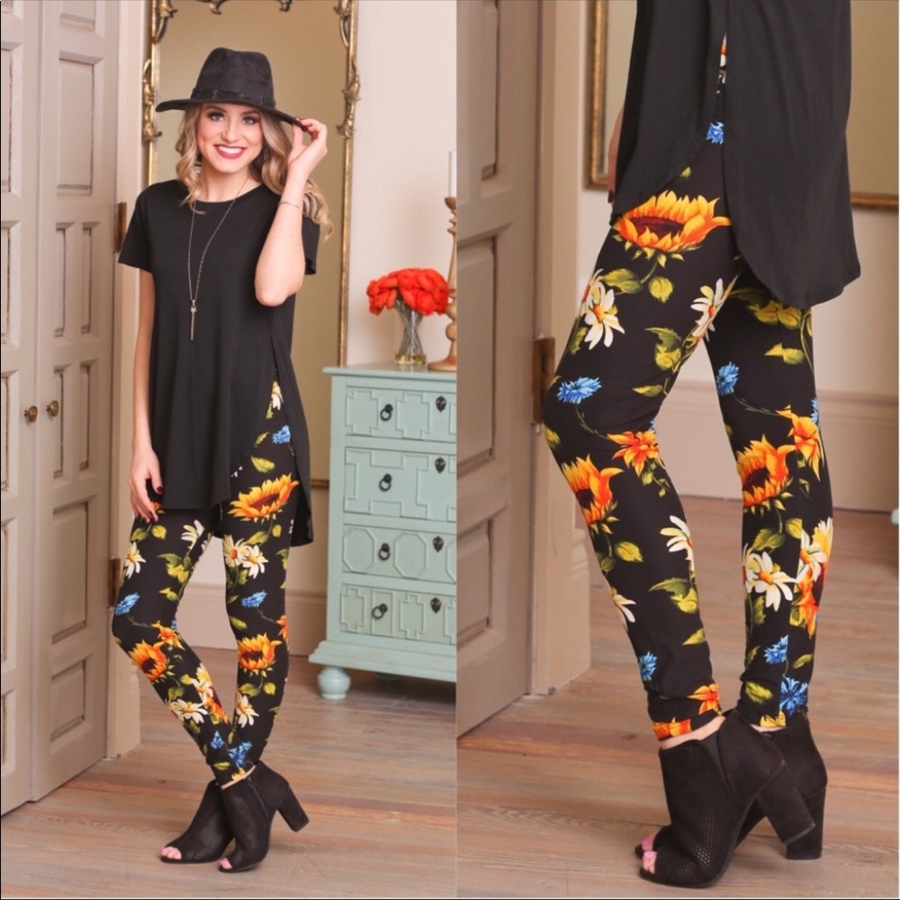 Sunflower 🌻 Print Leggings